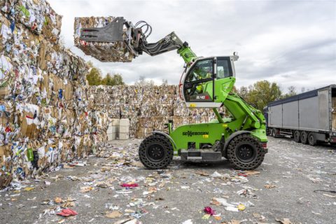 telehandler sennebogen 340 waste management
